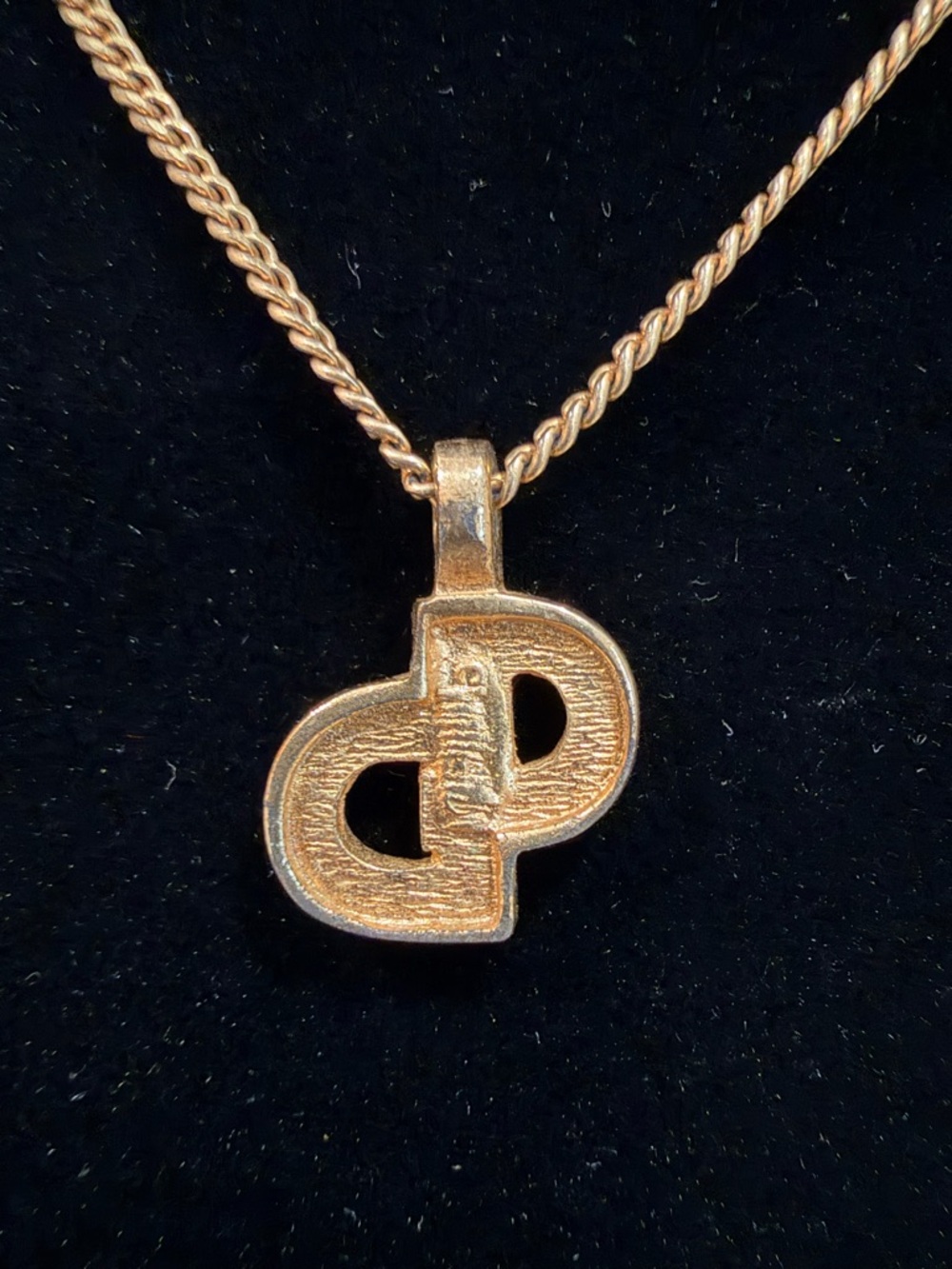 Christian Dior CD Enamel & Crystal Necklace - Picture 8 of 11